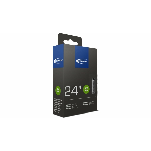 Schwalbe binnenband 20/28-540/541 AV9A Zwart