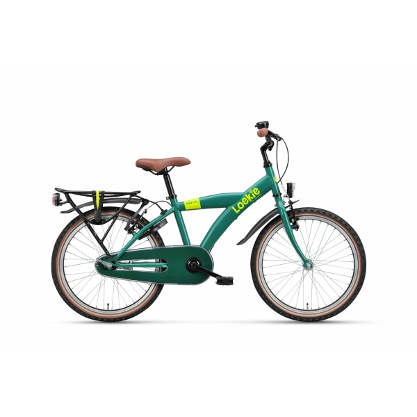 Loekie Booster 20 Inch Groen JONGENS