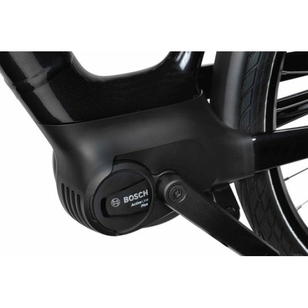 Batavus Finez E-Go Active Plus N8 Zwart Glans LAGEINSTAP